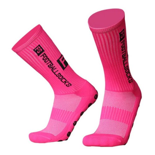 Chaussettes Antidérapantes Football Socks Rose